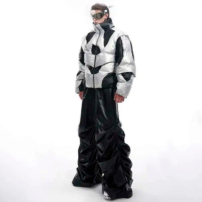 Thick Asymmetric Windproof Jacket