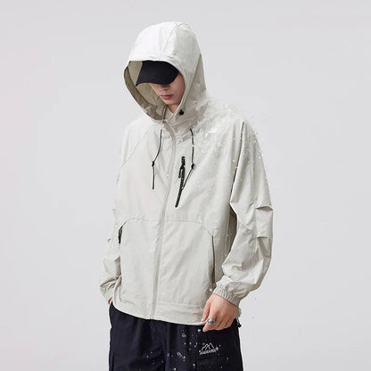 Breathable Waterproof Sunscreen Hooded Jacket