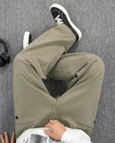 Oversized Washed Split Pocket Cargo Pants