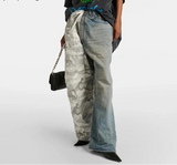 Color Block High Street Designer Jeans