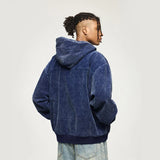 Vintage Zip-up Washed Hoodie