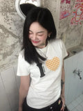 Vintage Summer Love Pattern Print T-Shirt