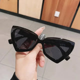 Front view of the black Timeless Elegance Sunglasses
