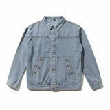 Classic Comfort Blue Retro Loose Denim  Jacket