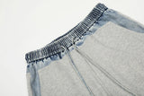 Y2K Elastic Waist Baggy Sports Sweatpants