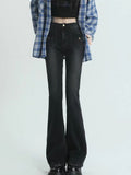 Y2K Denim Vintage Flare High Waist Jeans