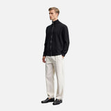 Retro Knitted Stand Collar Classic Cardigan