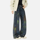 Streetwear High End Graffiti Denim Jeans