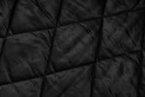 Vintage Distressed Quilted Letter Print Jacket