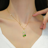Sweet Flower Pendant Necklace