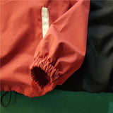 Half Zipper Windbreaker Hooded Jacket