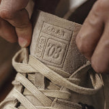 Chunky Platform Suede Work Shoes