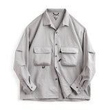 Men's Wrinkle-Free Seersucker Cuban Collar Shirt