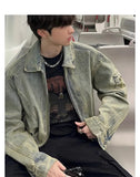 Retro American Style Washed Denim Jacket