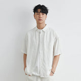 KoreanStyle Casual Button-down Shirt