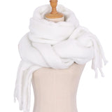 Solid Color Thick Scarves