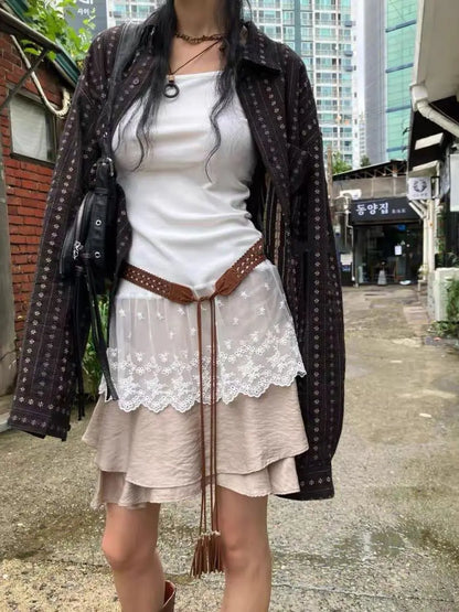 Lace Hem Slip Dress