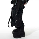 High Street Stylish Patchwork Straight Baggy Jorts
