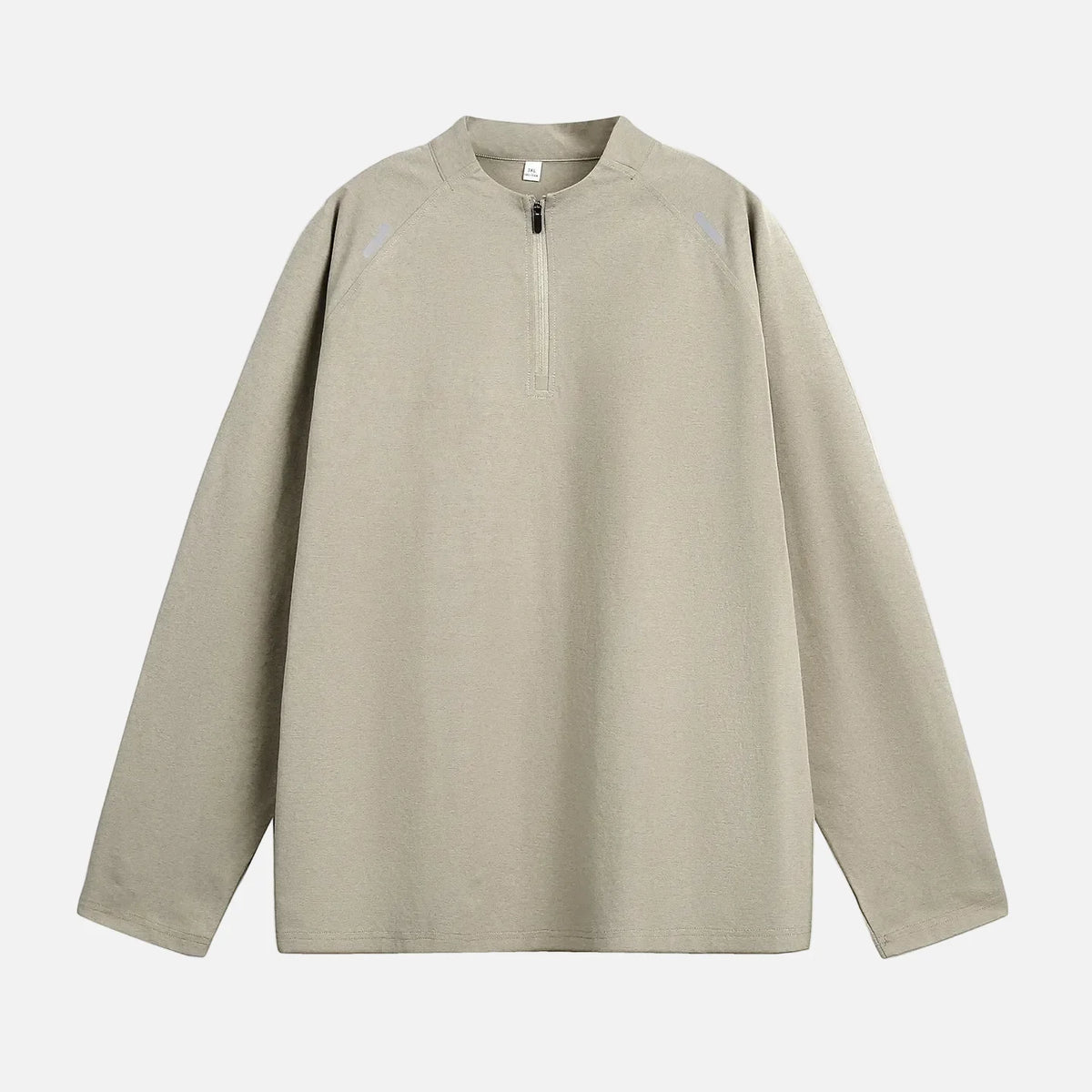 Reflective Half-Zip Sun Proof Long Sleeve T-Shirt