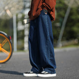 Baggy Button-fly Jeans