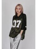 Women Stylish Hip Hop Loose Jersey T-Shirt