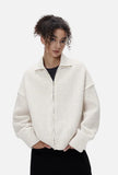 Cozy Stand Collar Warm Knit Cardigan