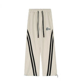Streetwear Oversize Striped Jogging Straight Sweatpants