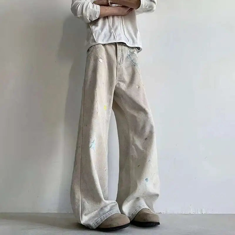 Back to Basics Washed Wide Leg Denim Jeans