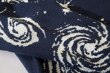 Starry Sky Knitted Ripped Sweater