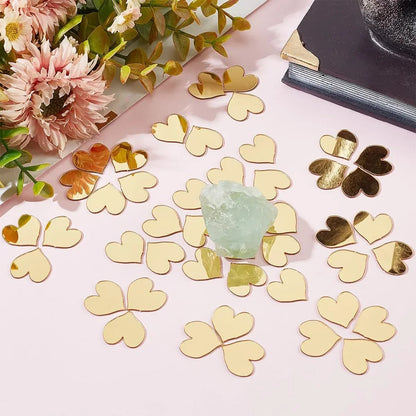 100 Pieces Shaped Small Mirrors