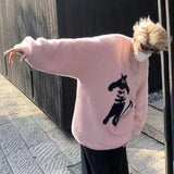 Cozy Japanese Cartoon Cat Knitwear Sweater