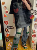 Faded Heart Oversized T-shirt