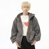 Oversized Casual Zip-Up Hoodie