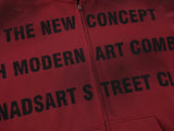 Streetwear Faded Letter Print Loose Hoodie