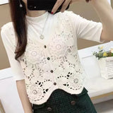 Floral Pattern Women's Cardigan