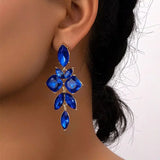 Elegant Sparkling Crystal Stone Drop Earrings