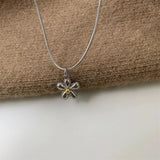 Elegant Dual-Tone Necklace