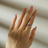 Sparking Moon And Sun Stackable Ring