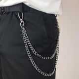Punk Style Pendant Metal Waist Chain