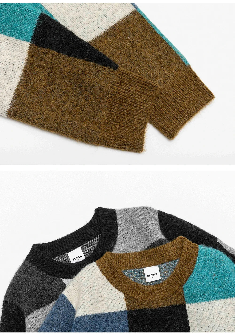 Cozy Patchwork Sweater