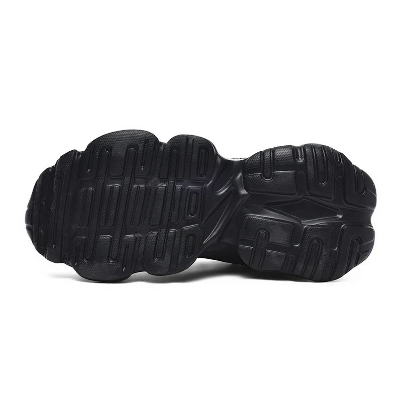 High Quality Black Large Size Platform Sneaker