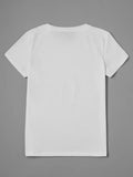 Women Cool Retro Fruit Print Casual T-Shirt