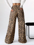 Cool Leopard Print Loose Casual Pants