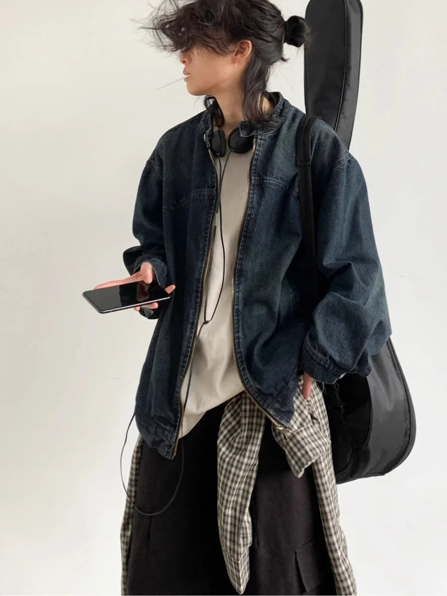 Vintage Japanese Washed Denim Jacket