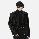 Stylish American Style High Street Leather Jacket