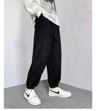 Elevated Loose Corduroy Harem Neutral Jogger