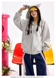 Cute Loose Cat Ear Casual Hooded Sweatshirt