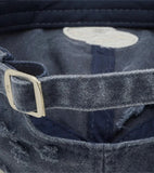 Letter Embroidery Peaked Cap