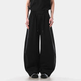 Streetwear Gray Baggy Wide Leg Sweatpants