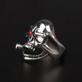 Gothic Large Retro Skull Cigarette Ring